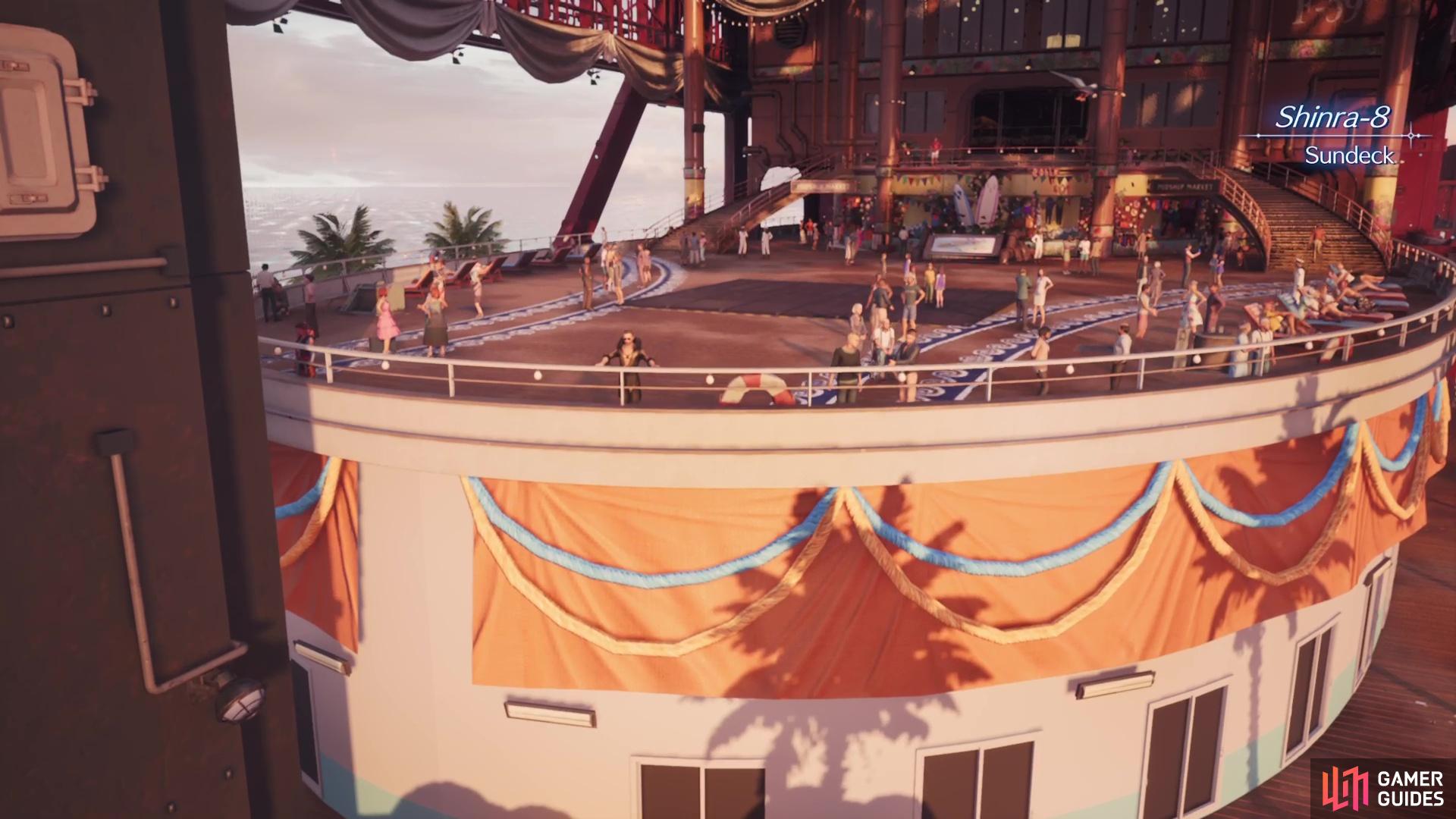 Chapter 5 will take place on the Shinra-8 cruise ship.