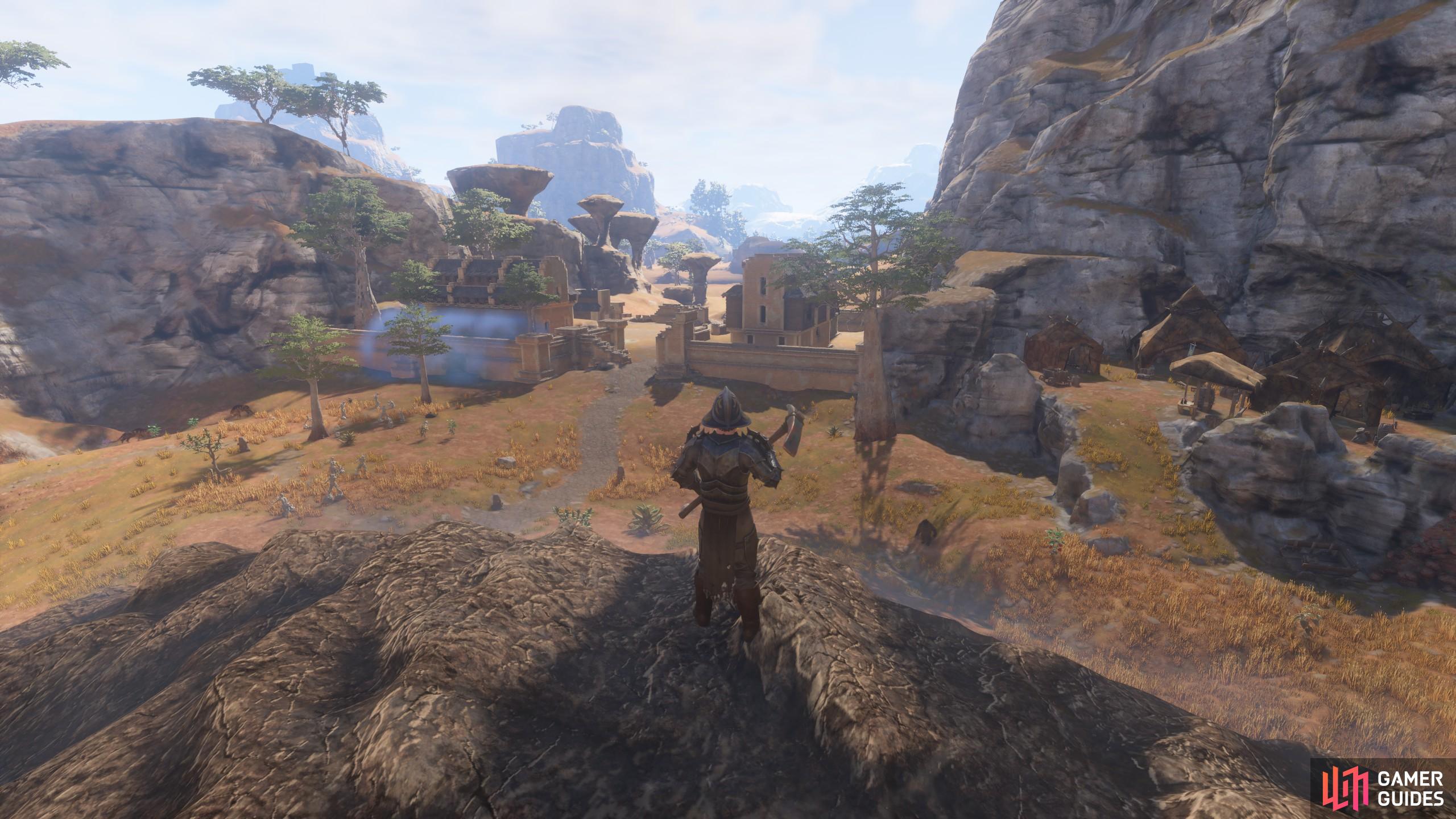 The Nomad Highlands is the stop gap to the desert biome, with crafting quests and plenty of new resources to find and gain to progress your Flame Level and mid to late-game crafting requirements.
