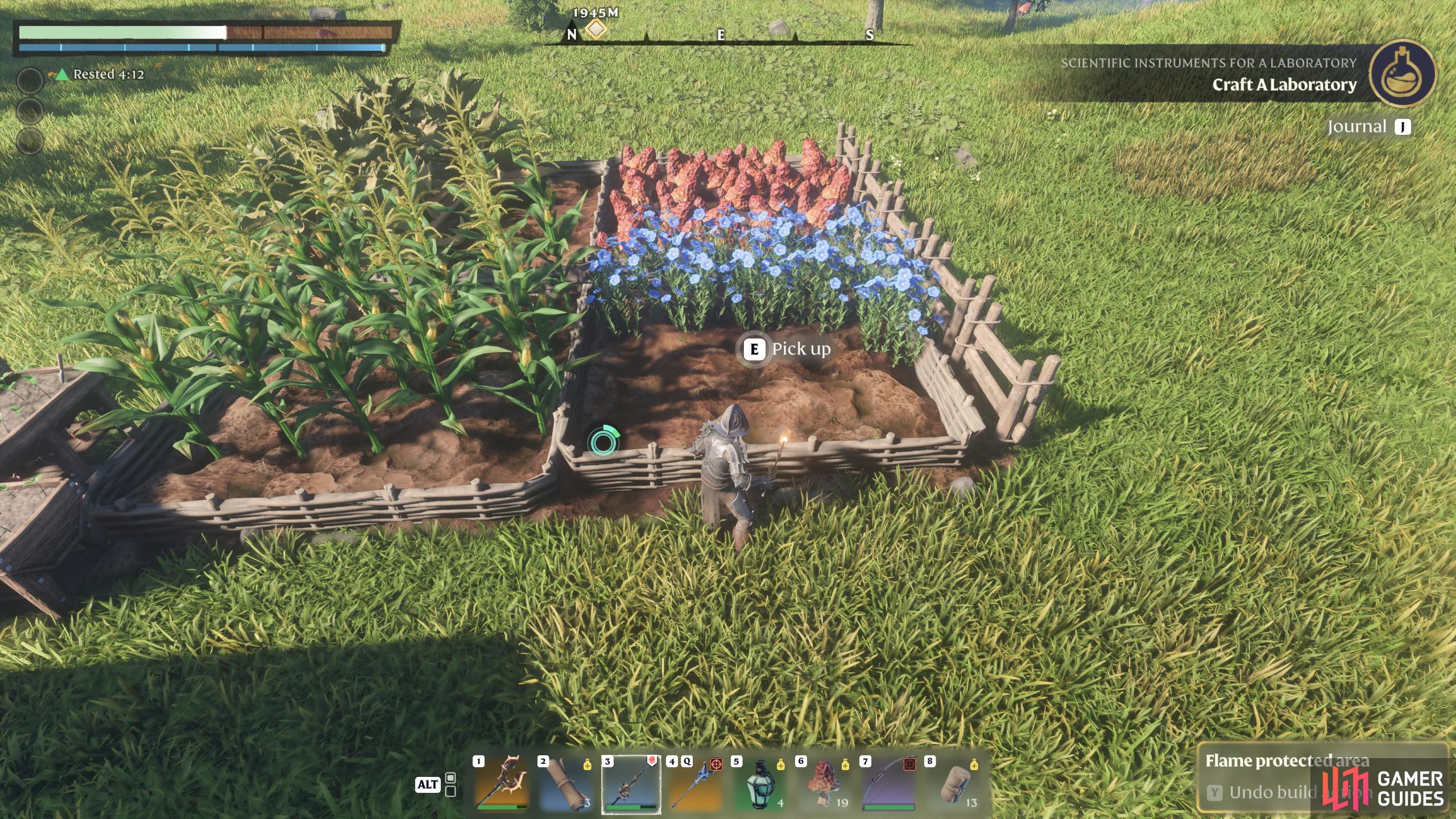 You can plant your own Flax by creating Seedbeds and Farmbeds in your base.