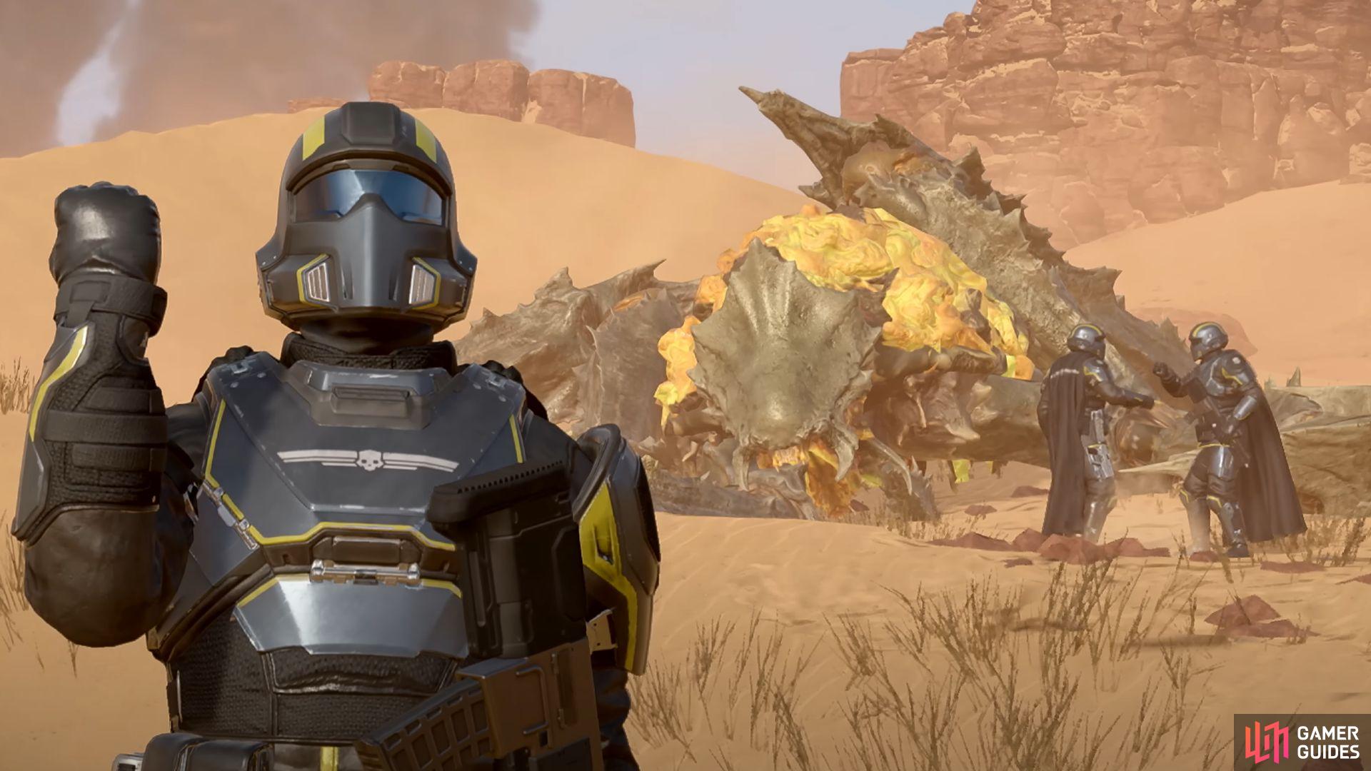 Helldivers 2: How To Take Down Chargers, Striders, And More