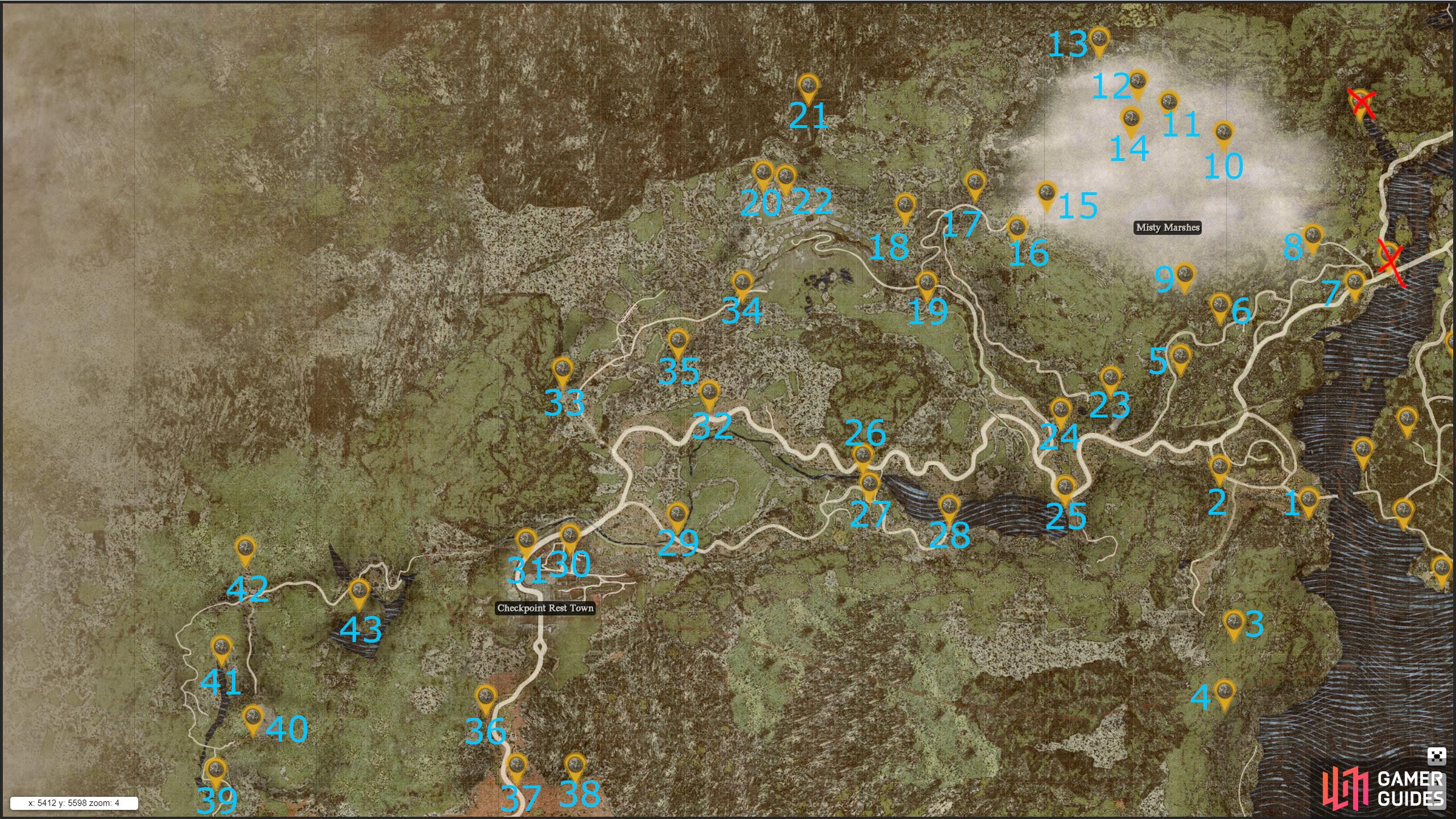 Here are all the Seeker’s Token locations we are aware of in and around Checkpoint Rest Town.