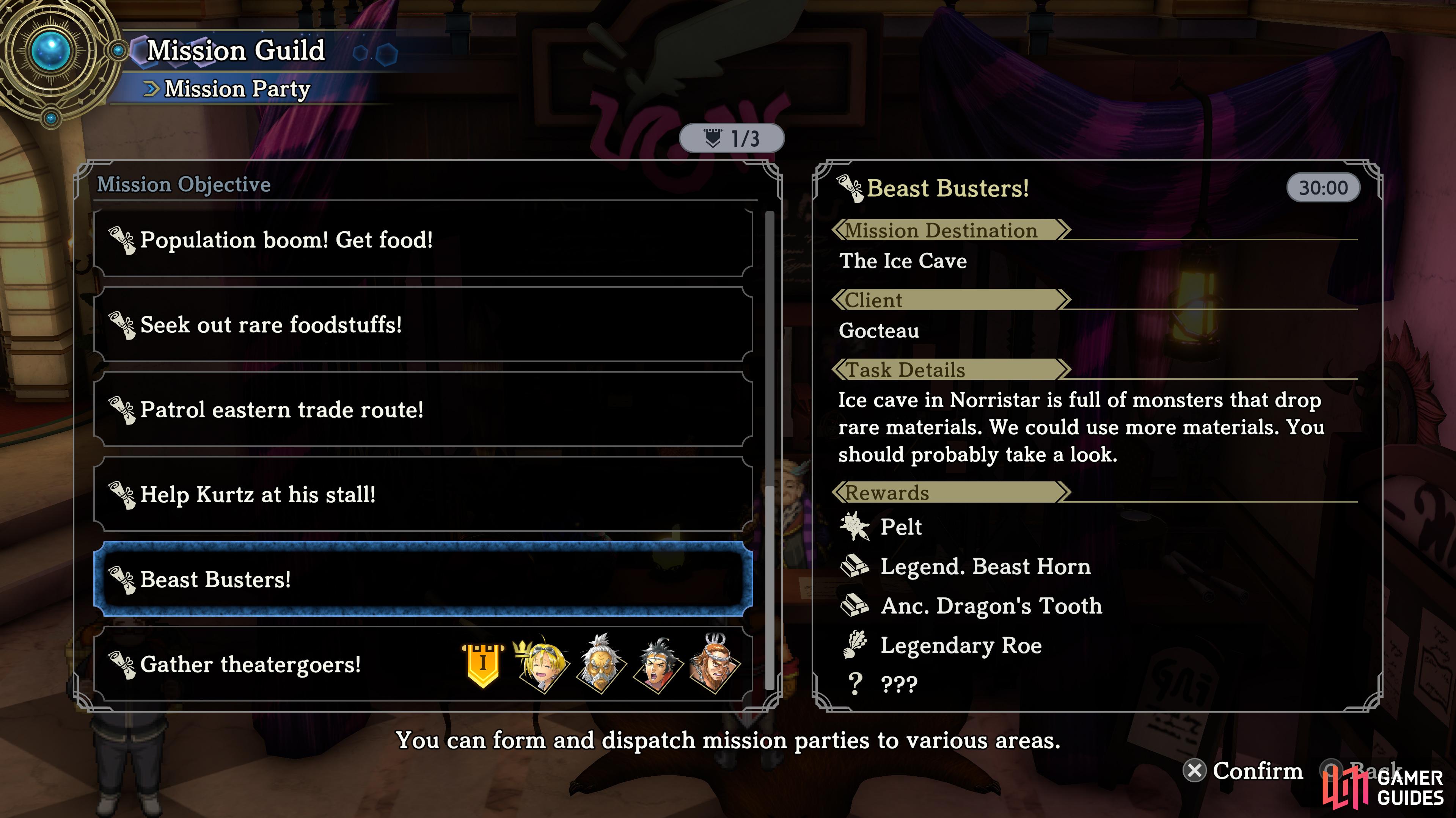 Ancient Dragon Tooth is only obtainable by repeating the Beast Busters! mission in the Mission Guild.