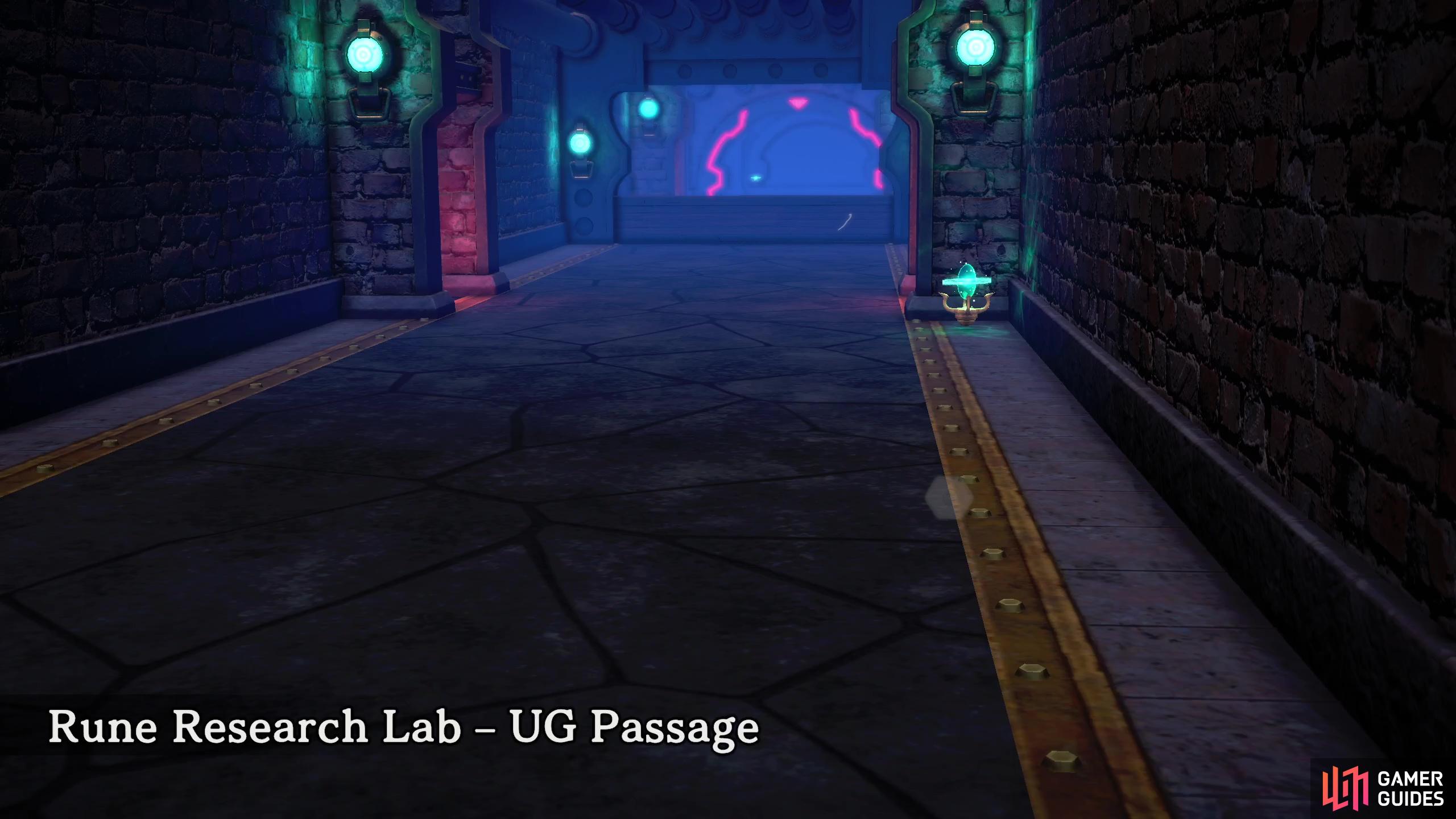 The Rune Research Lab UG Passage will occur during the Imperish’arc portion of the story.