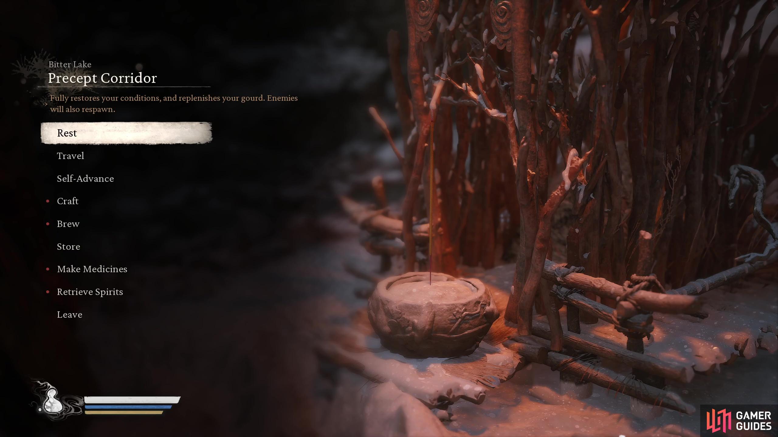 Head to the Precept Corridor Shrine