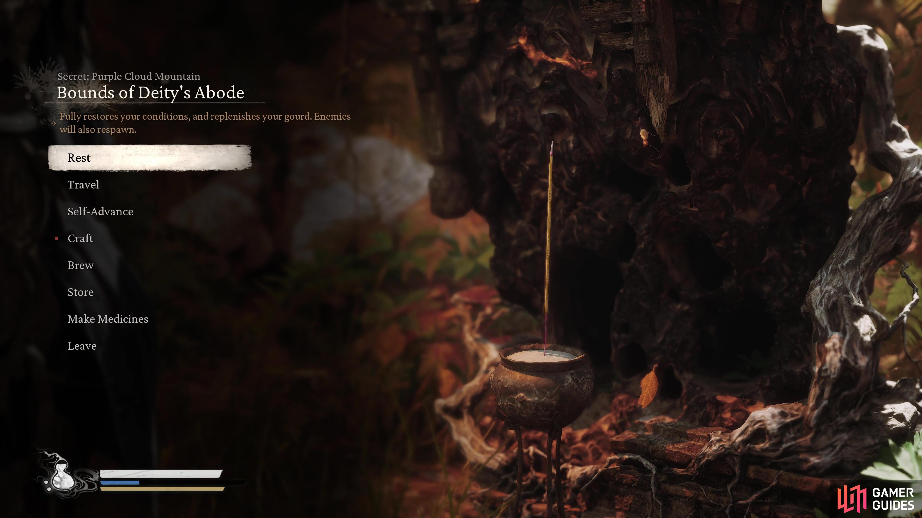 Start at the Bounds of Deity’s Abode Shrine