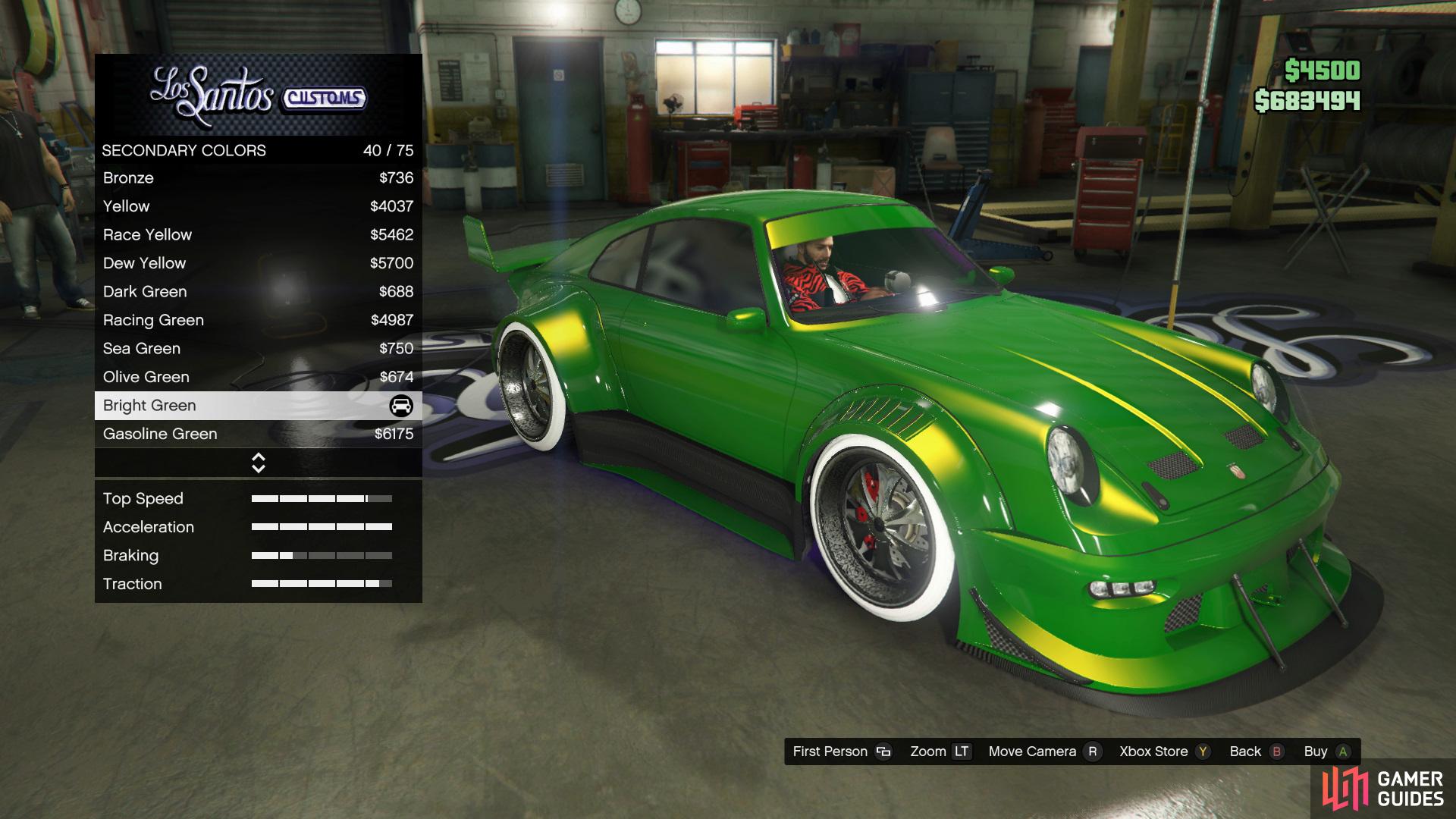 Top 5 best pearlescent colors to use on your car in GTA Online