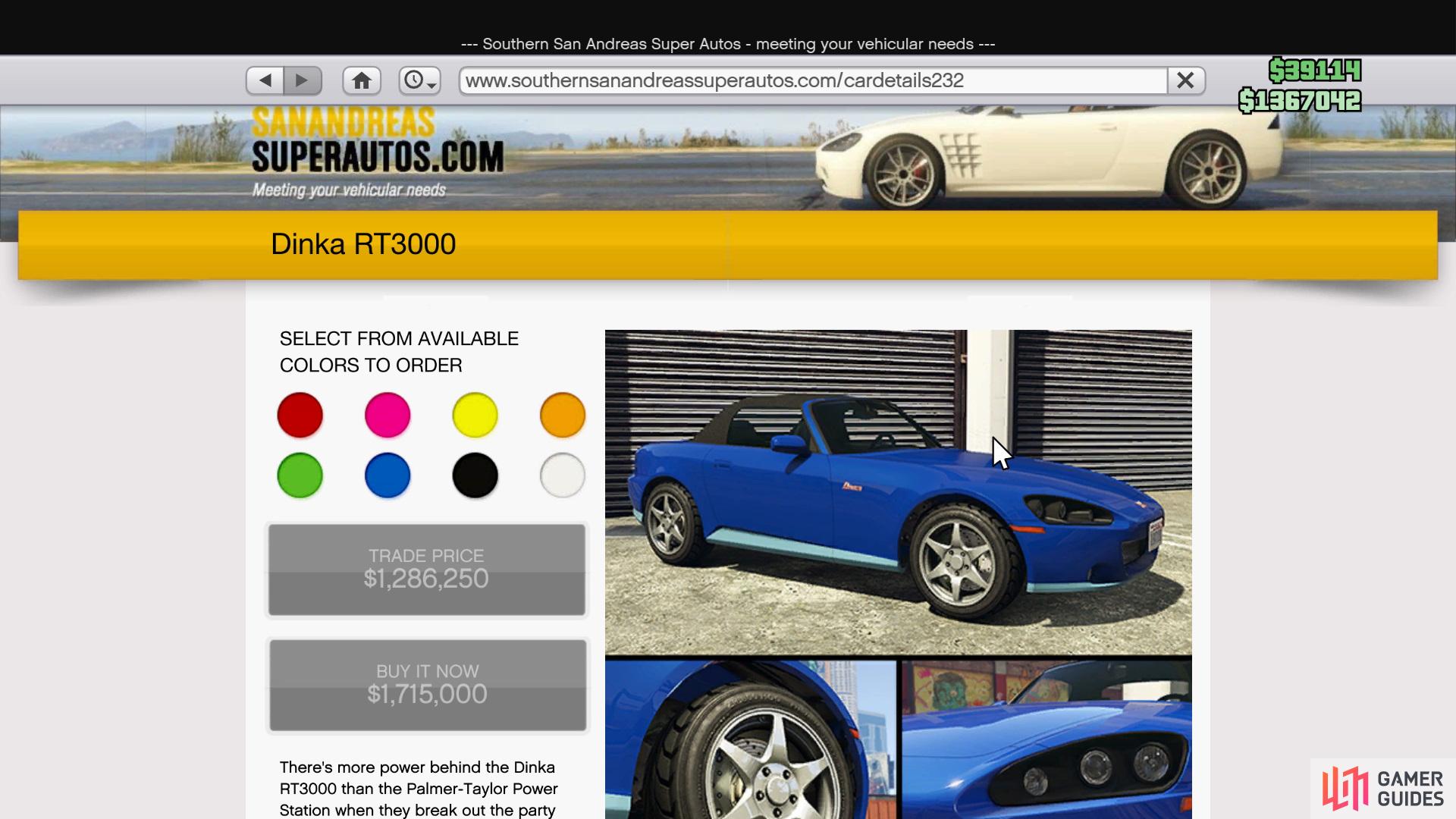 GTA Online Los Santos Tuners New Cars Prices