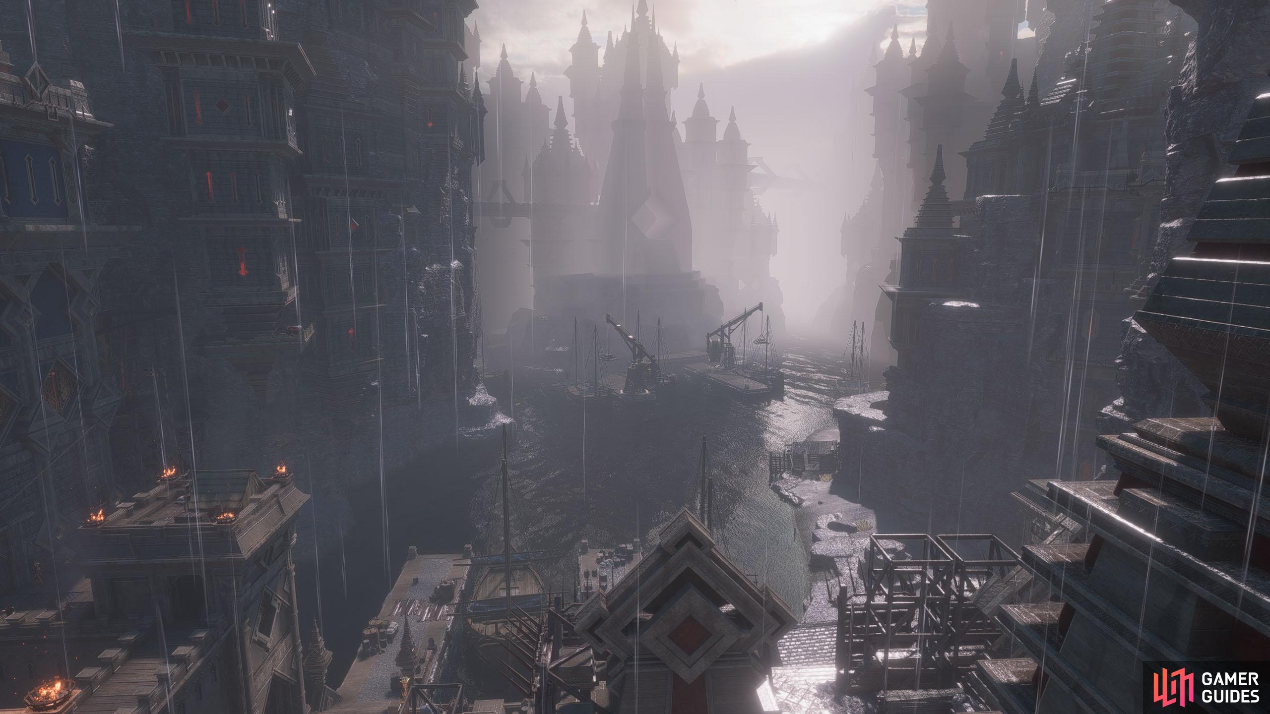 Dock Town is the home to Neve and the Shadow Dragons.