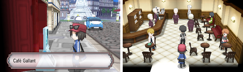 There definitely aren’t a shortage of cafes in Lumiose city. If in doubt, use the taxi.