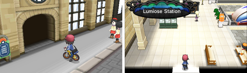 You’ll find Lumiose Station next to the Route 16 gatehouse.
