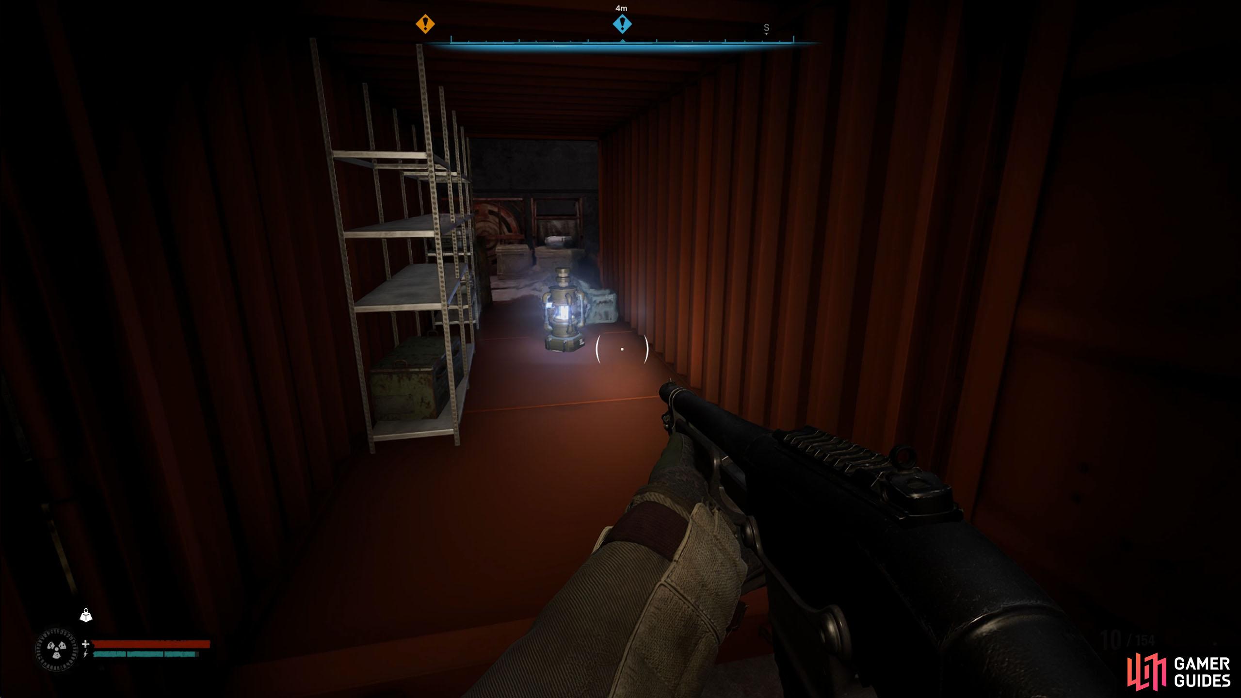 The PSI Emitter will be in the red container.