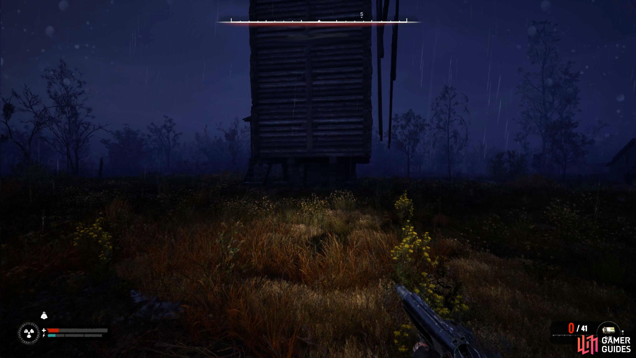 At the farmstead, you’ll find the Old Mill, where you’ll find Squint.