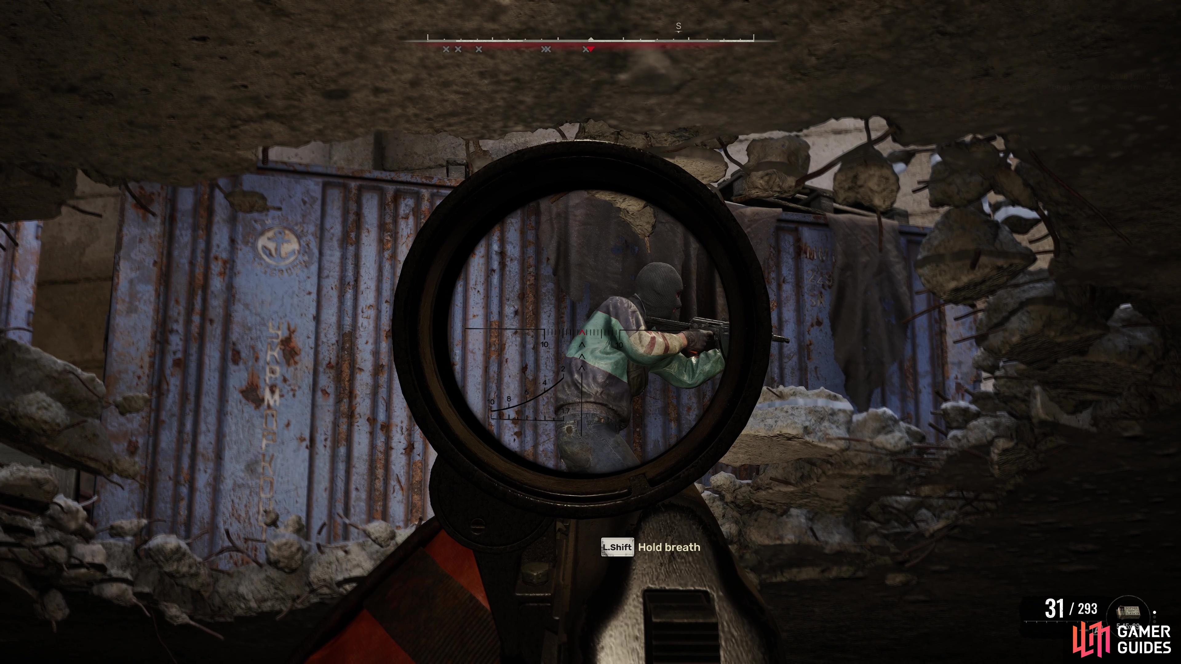 Don’t forget about the hole above you.
