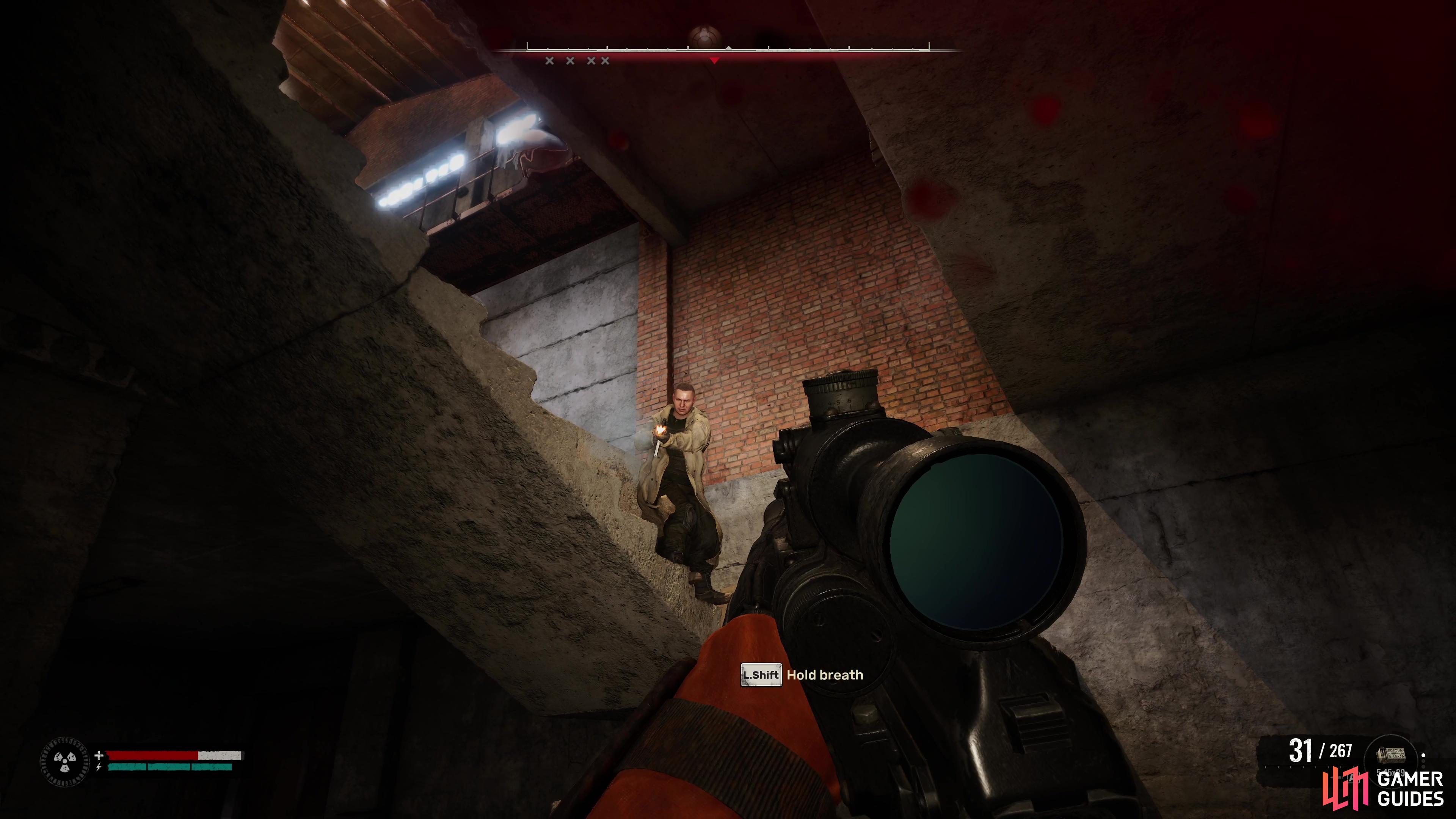 Varan will often come down the stairs.