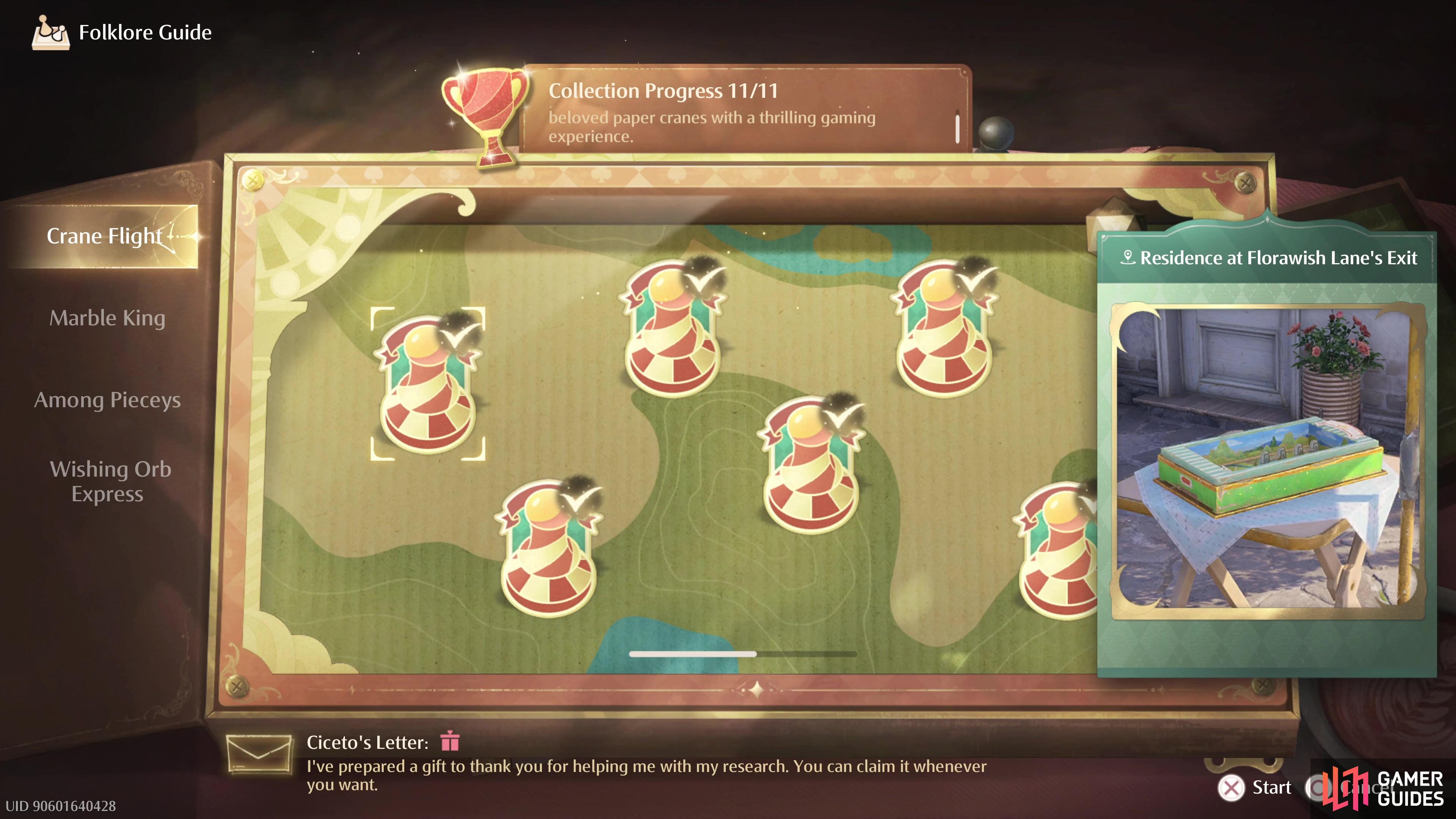 Follow these from left-to-right to find all eleven locations.