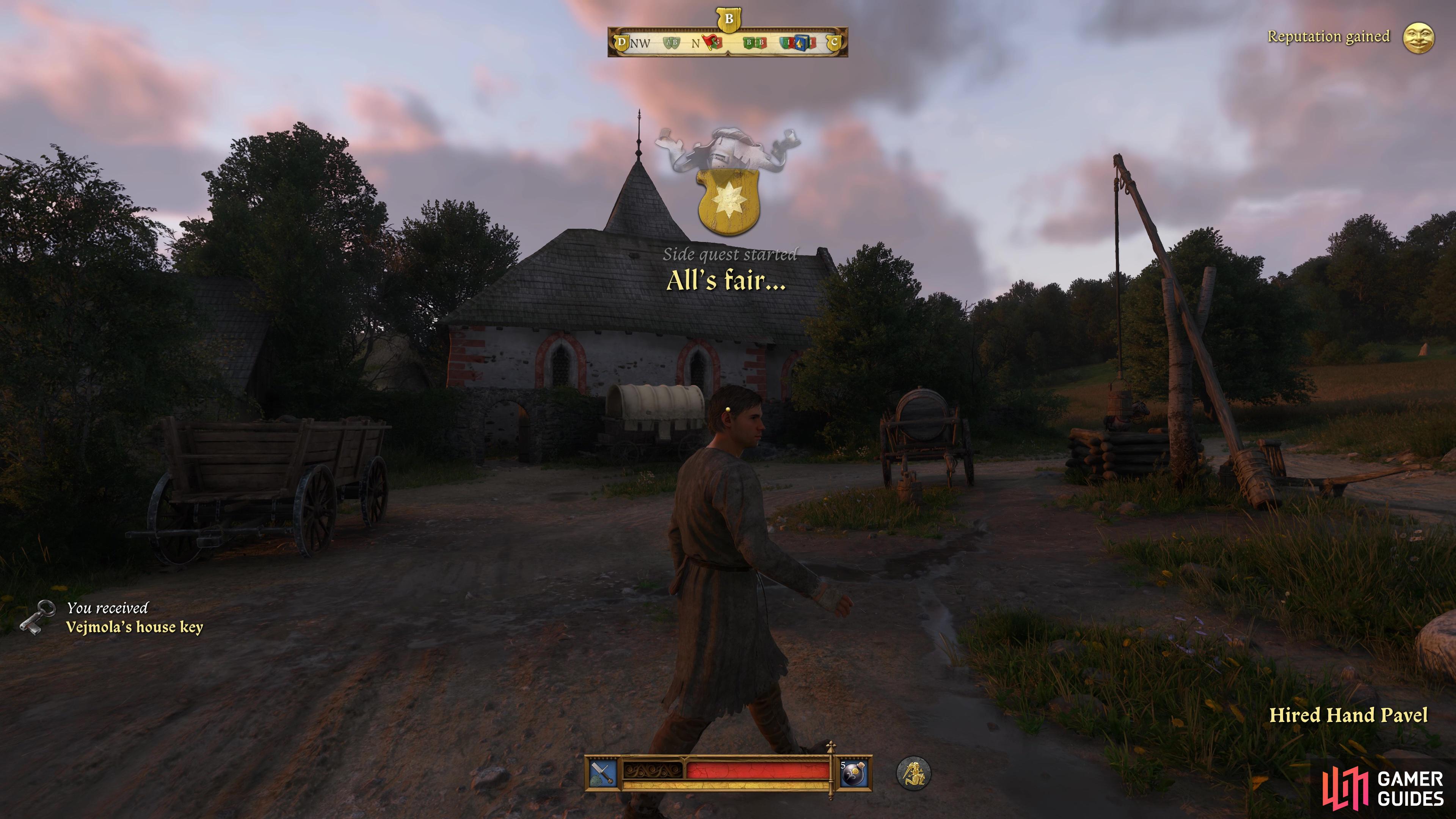 All’s fair… is a side quest in the Kuttenberg region of Kingdom Come: Deliverance II.