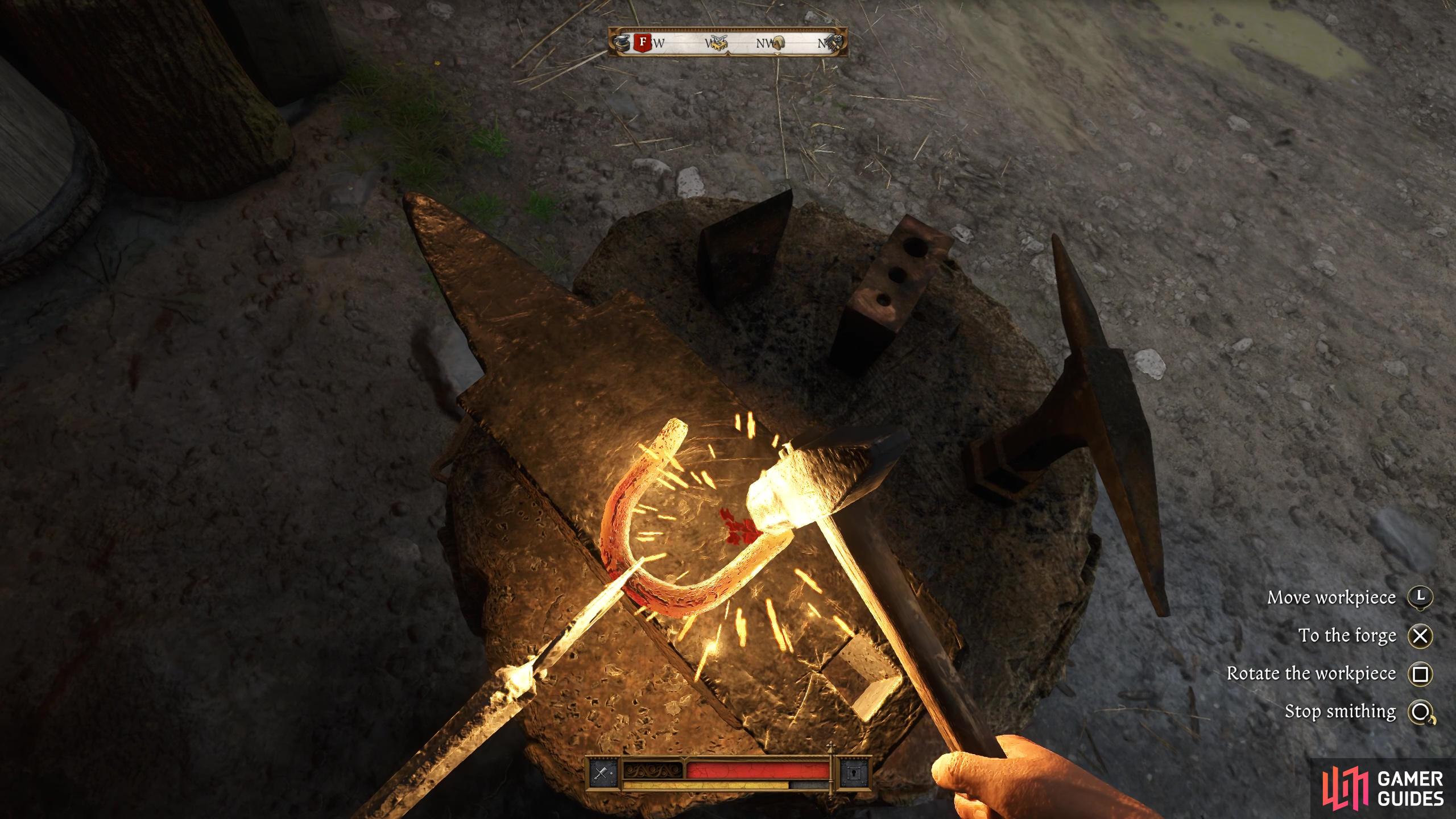 and then craft a Horseshoe for Kabat
