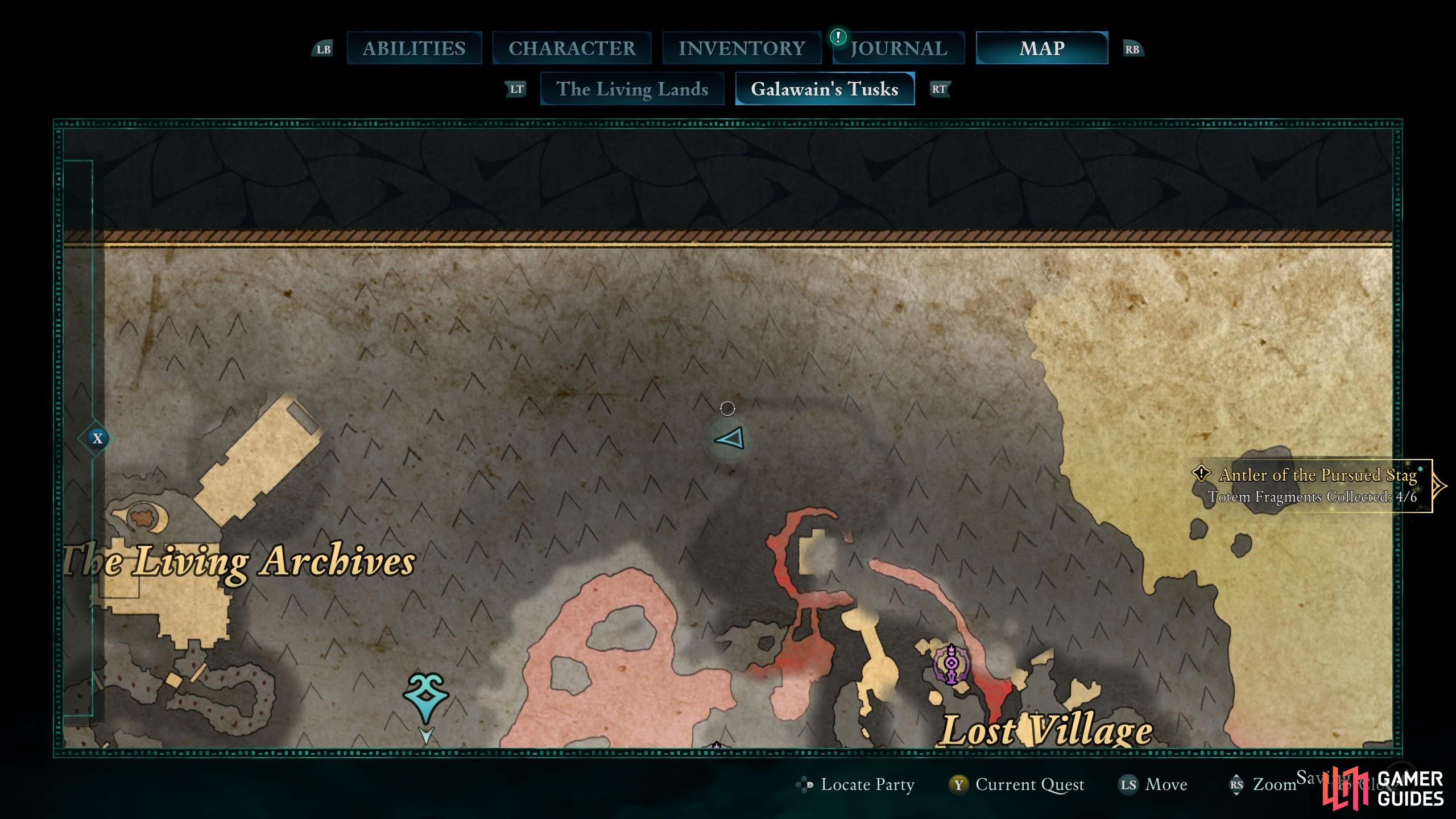 You need to head beyond the Pargrun Cache.