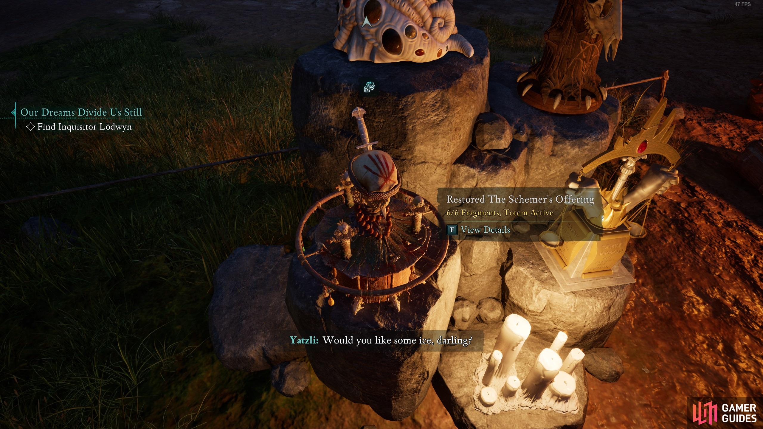 Build this totem for some powerful perks.