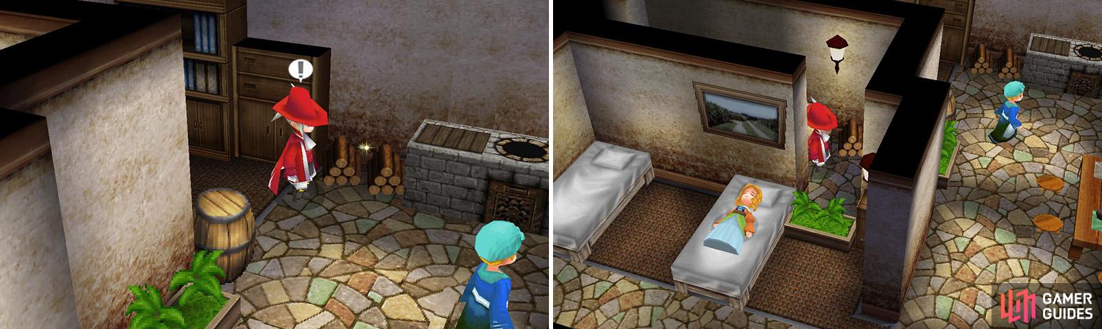 The two items are both hidden, and are connected by a dark passage.