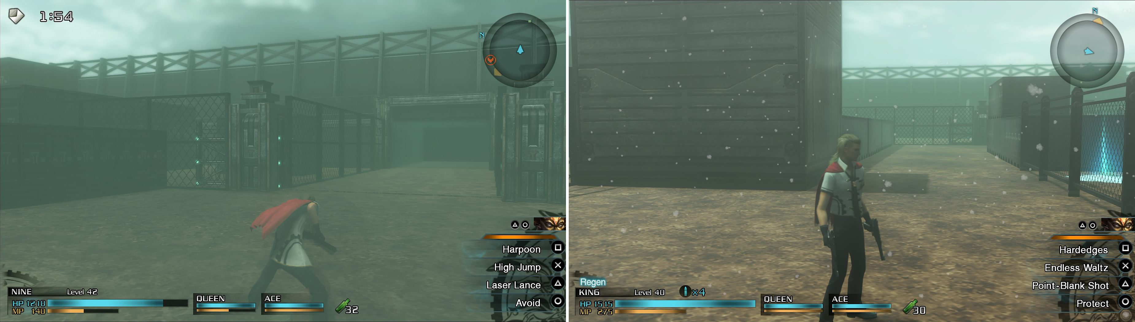 For this SO (left), you can just stand here (or even kill all the enemies before accepting it) and wait for the timer to run out. The weather will play a part in this mission (right).