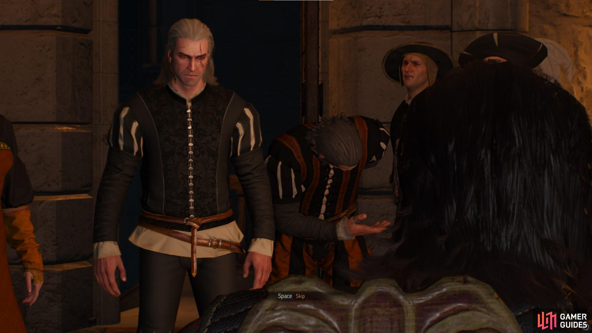 The Witcher 2 Mysterious Merchant, If he isn't in your game…