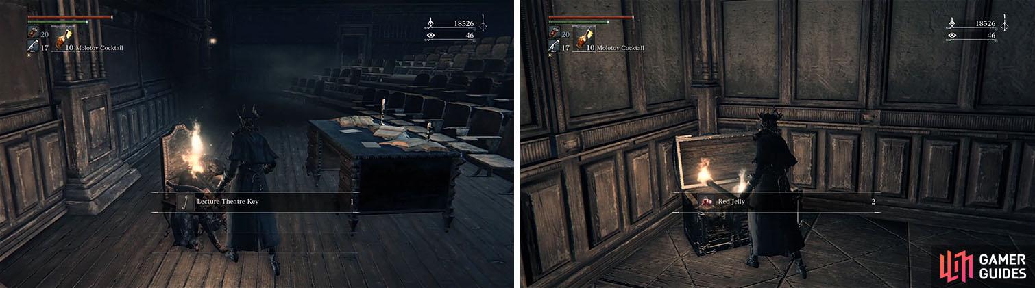 Lecture Building 1F - Tombstone - Walkthrough Bloodborne | Guides®