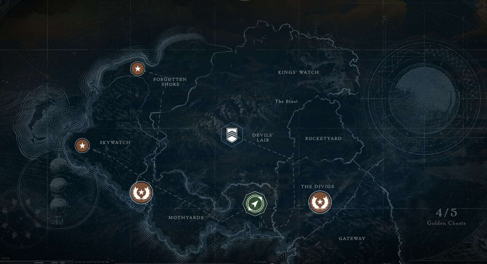 Destiny 2: Every Cosmodrome Region Chest Location