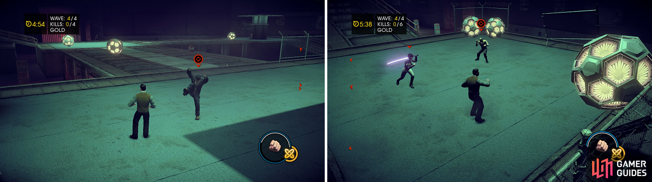 The final round in each instance is against a former Saints Row character, who are more challenging than the other enemies you face.