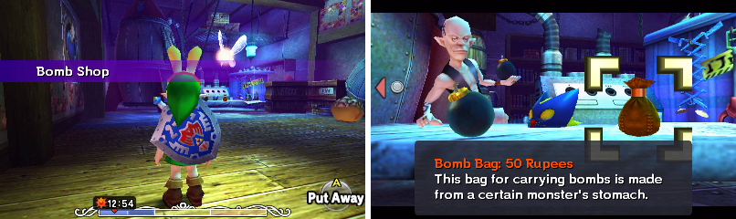 You can also get a bomb bag by stopping Sakon in North Clock Town.