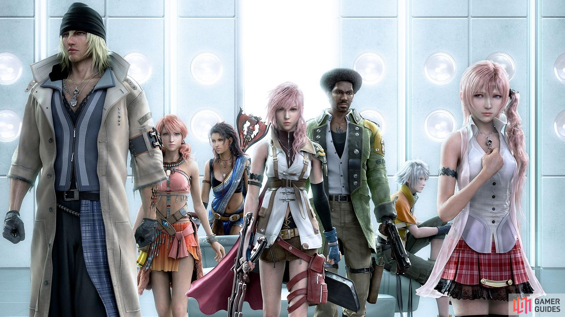 The Characters of Final Fantasy XIII.