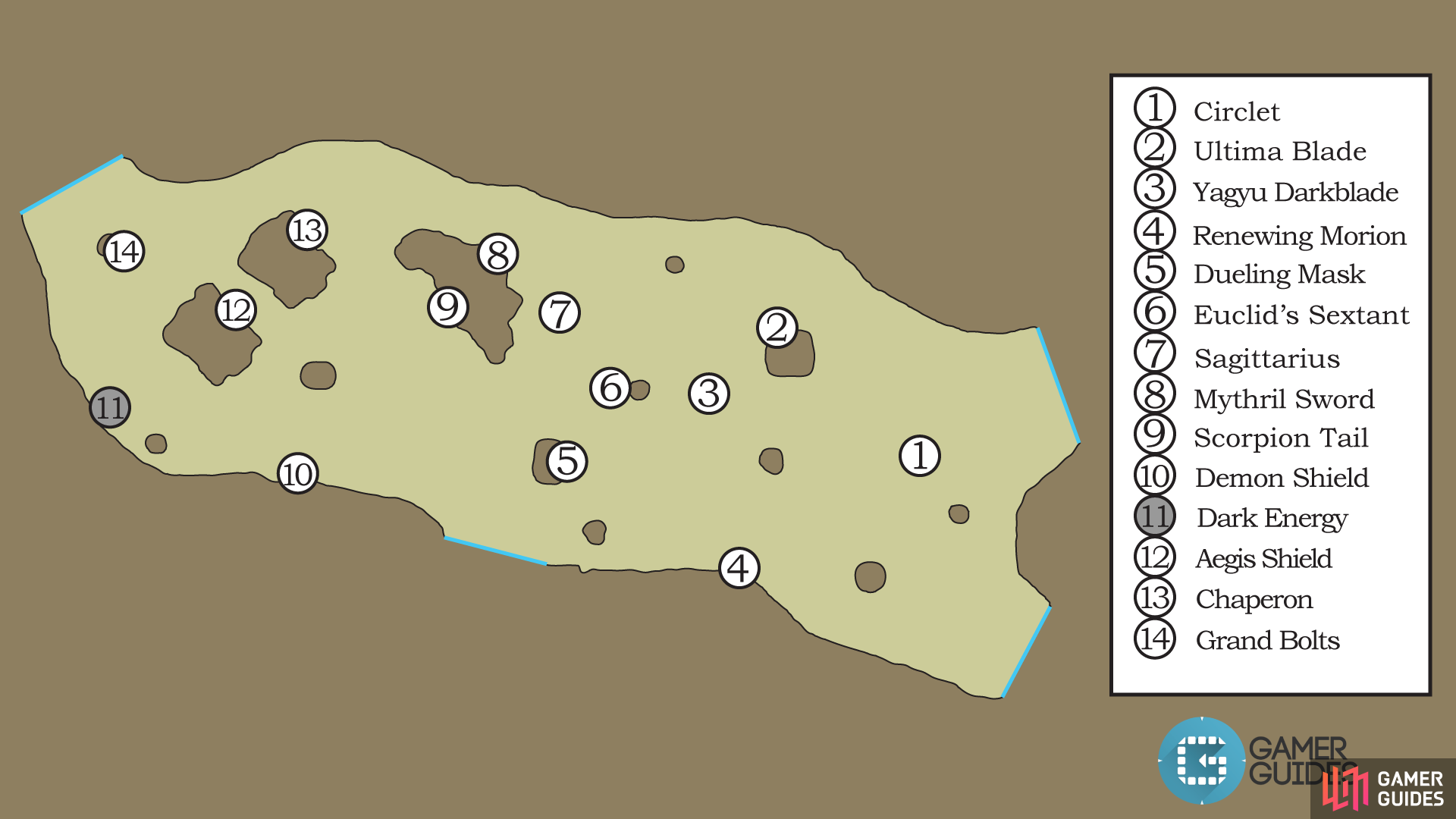 Cerobi steppe treasure map