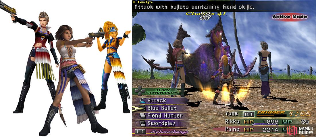 Gunner - Dresspheres - Extras, Final Fantasy X-2 HD Remaster