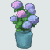 "Potted Purple Hydrangea" icon