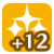 "Luck +12" icon