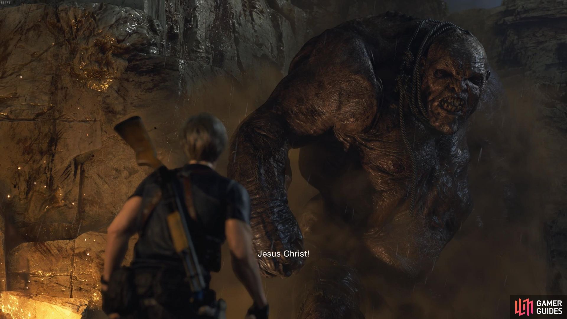 How to Defeat the Giant Troll (El Gigante) in RE4 Remake - Chapter 4 -  Walkthrough | Resident Evil 4 Remake | Gamer Guides®