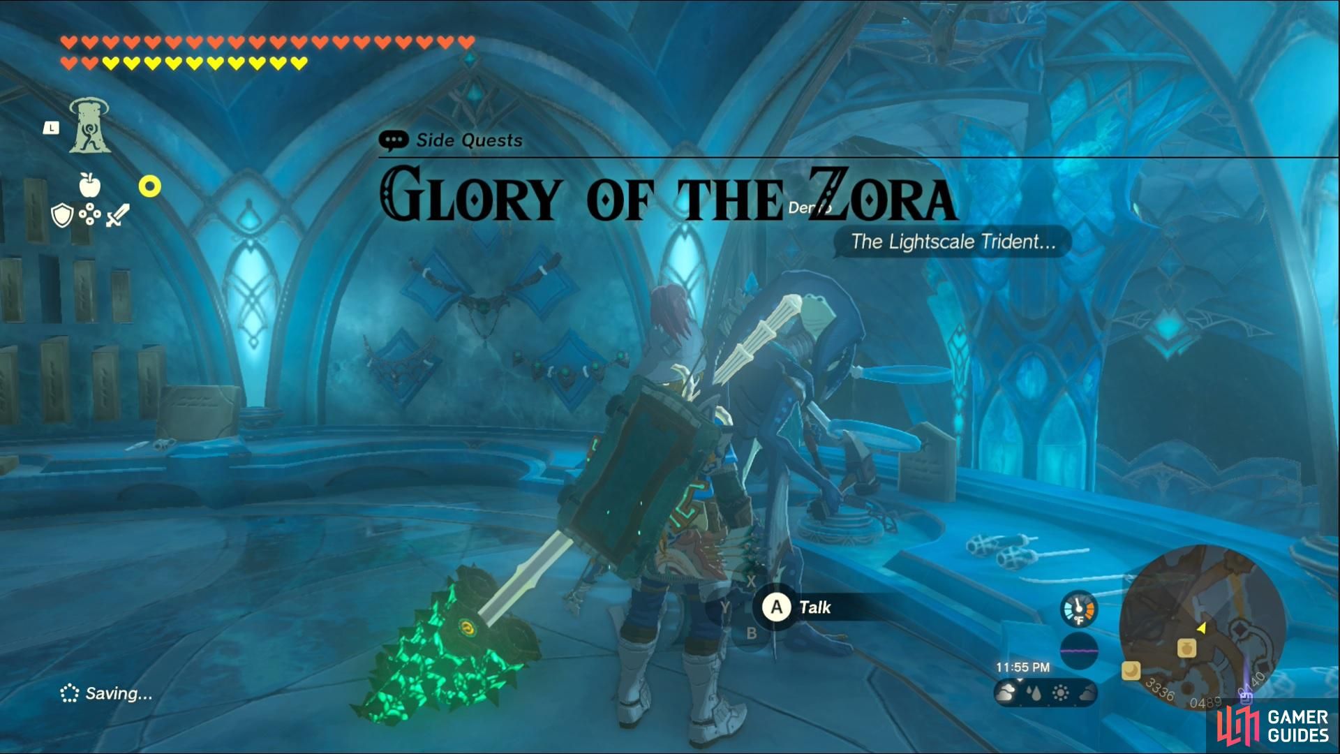 Glory of the Zora Walkthrough - Zelda Tears of the Kingdom - Lanayru ...