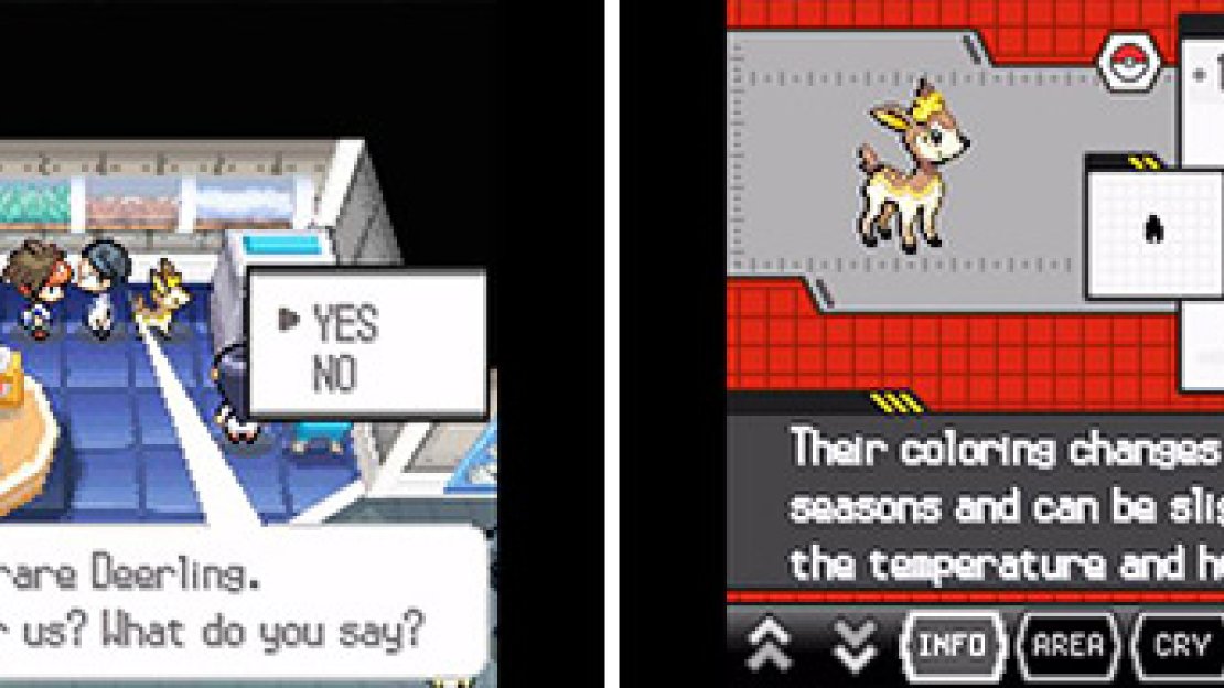 Deerling has four appearances depending on the season.