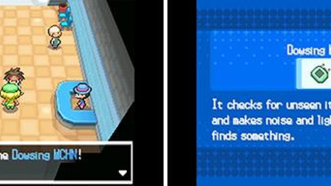 The Dowsing MCHN (Machine) allows you to search for hidden items on the floor. Of course we’ll tell you where to find them regardless.