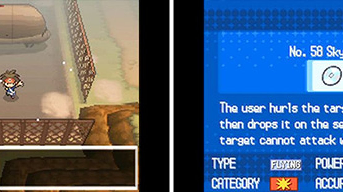 Sky Drop is an interesting move that chucks the opponent into the air on the first turn and drops them down, dealing damage, on the second turn. It’s kind of useless against Flying-types though.