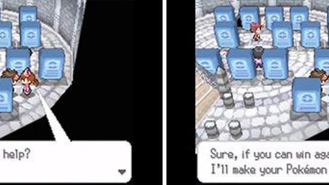 Sure, the Nurse will heal your Pokemon, but only after the two of you have duked it out. Typical!
