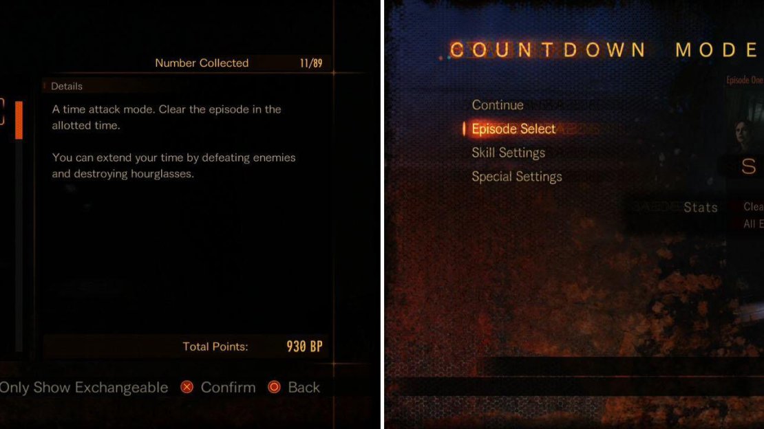 Each Episode can be bought for 1,000 BP (left picture). You’ll have all your stats like this (right picture).