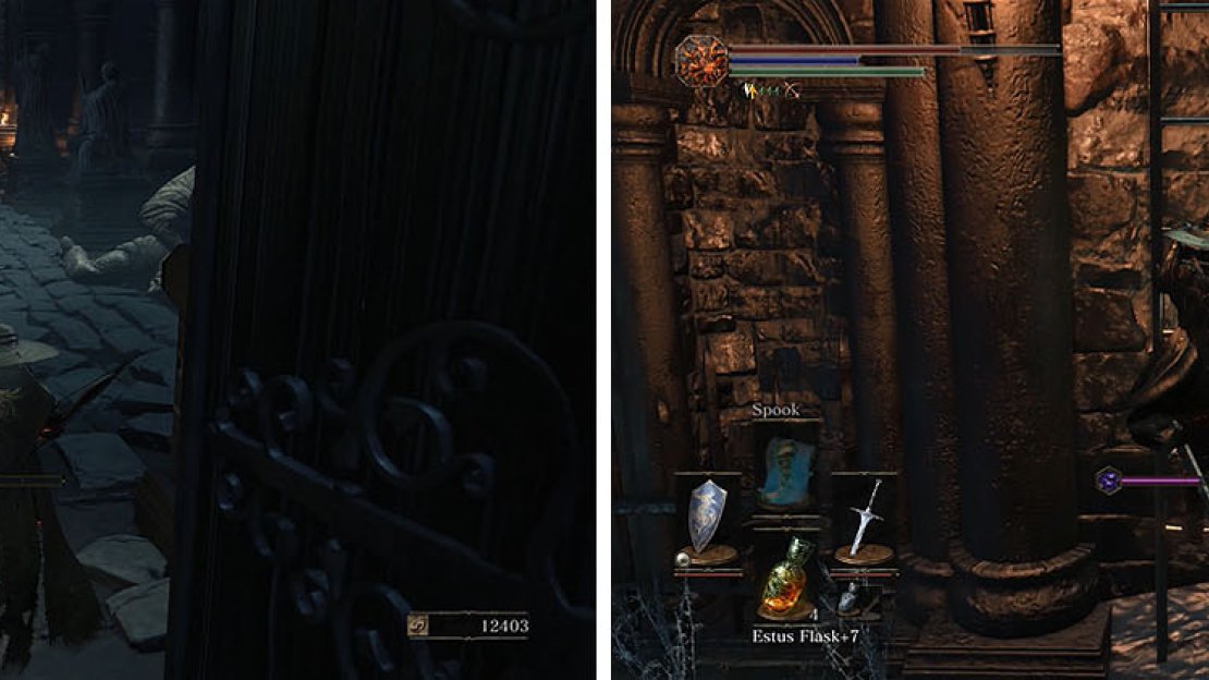 There are two more monstrosities on the first floor that you can defeat before taking the ladder on the side of the building.