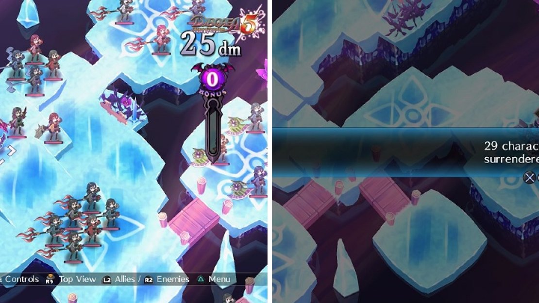 This map is very large and has a lot of enemies (left). It is a great map for farming prisoners (right).