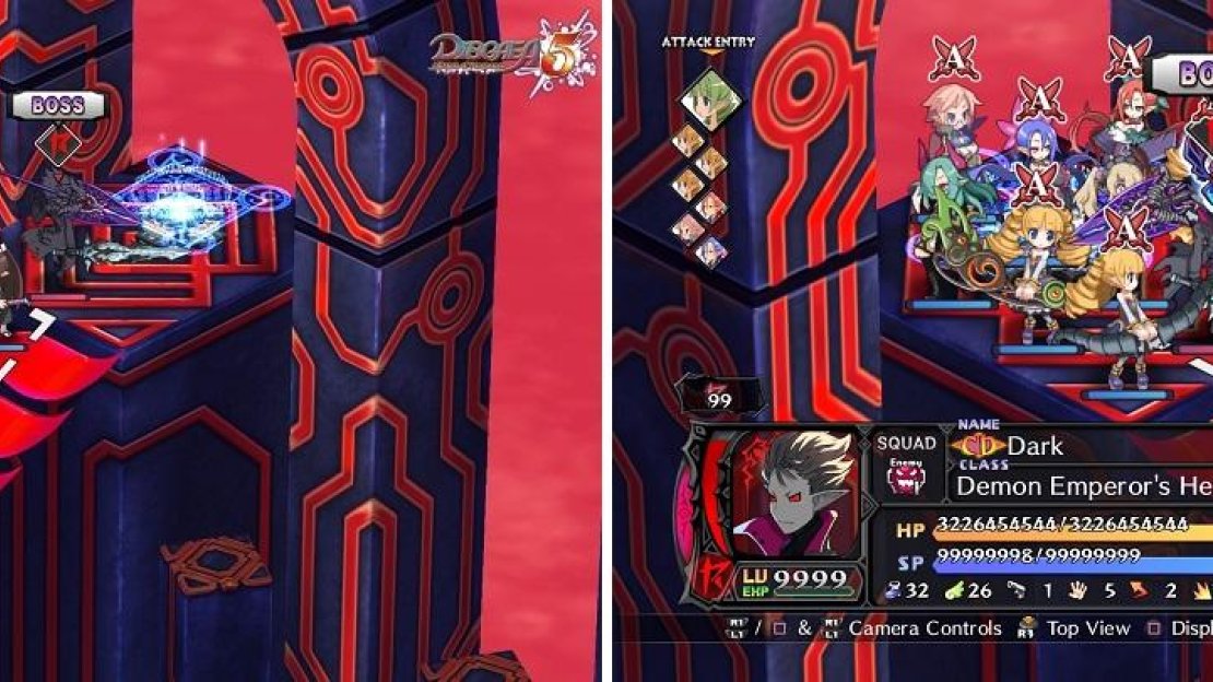 Place a character as shown in the screenshot on the left to lure Carnage Dark away from the others. Once you’re set up, let it rip to hopefully kill him before he acts (right).