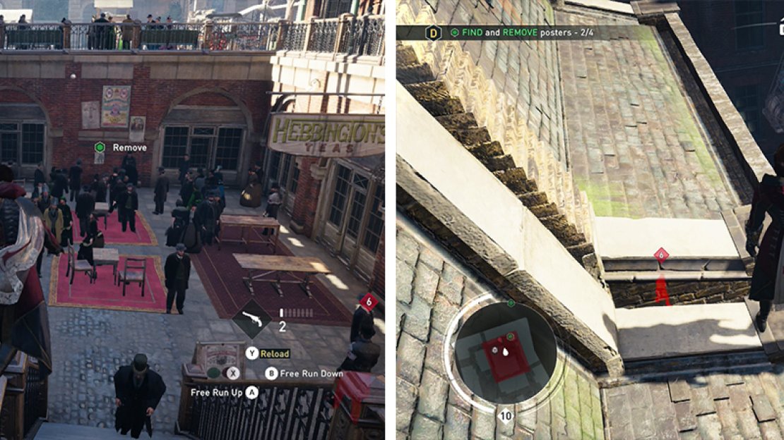 The second poster is in the station (left) and the third can be found within the restricted area (right).