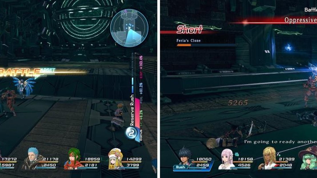 Feria’s Clone is not a difficult fight, but be careful of Oppressive Effulgence (right).