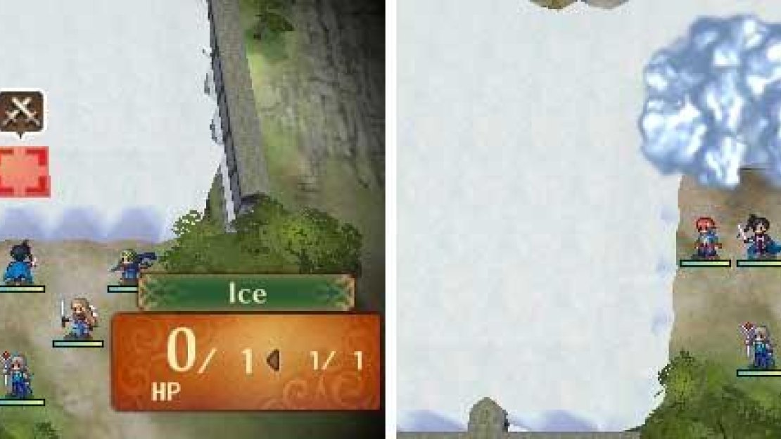 The ice only has 1 “hit point” so it’s easy to break.