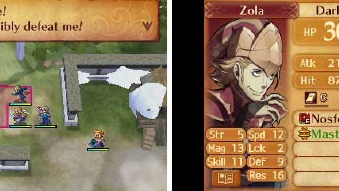 Zola is pretty straightforward. And evil! So make sure you defeat him!