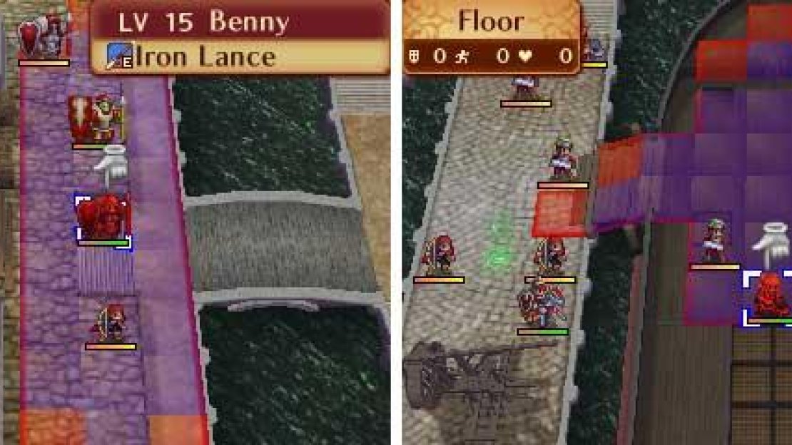 Be careful though, because Elise can’t attack. Here’s where Charlotte and Benny are.